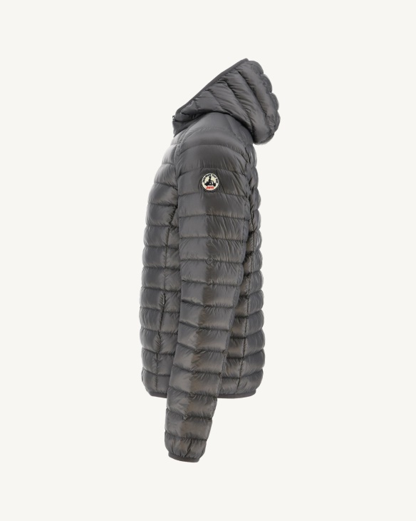 Jott Leichte Daunenjacke Mit Kapuze Anthrazit Nico