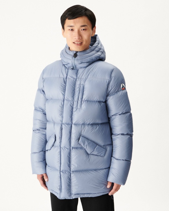 Blue Delave Extrem Kalte Daunenjacke Mit Kapuze Dakhla Jott