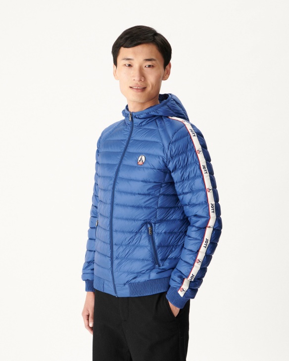 Dunkle Jeansjacke Mit Kapuze Colin Jott