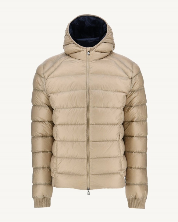 Beige Extrem Kalte Daunenjacke Mit Kapuze Nat Jott