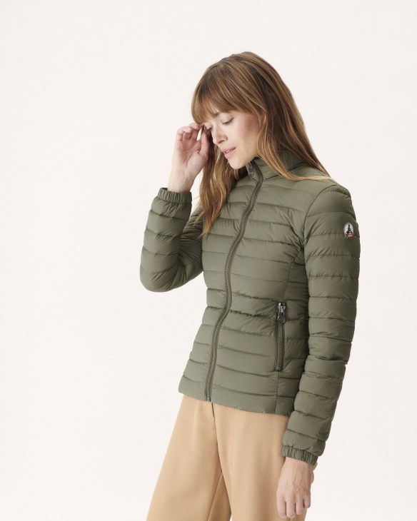 Jott Leichte Daunenjacke Army Jade