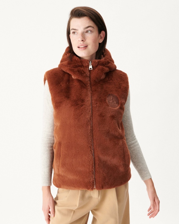 Jott Extrem Kalt Wendbare Daunenjacke Caramel Daria