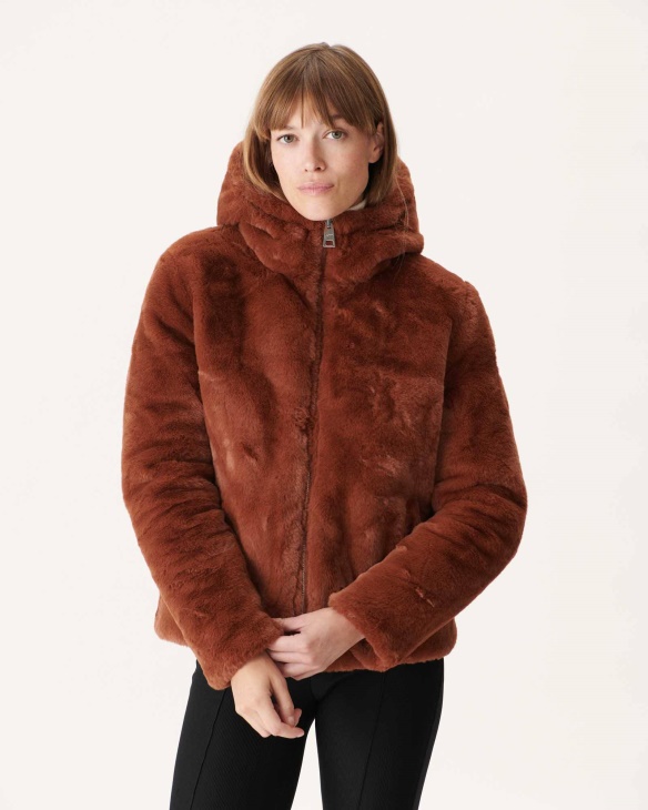 Jott Extrem Kalt Wendbare Daunenjacke Caramel Gala