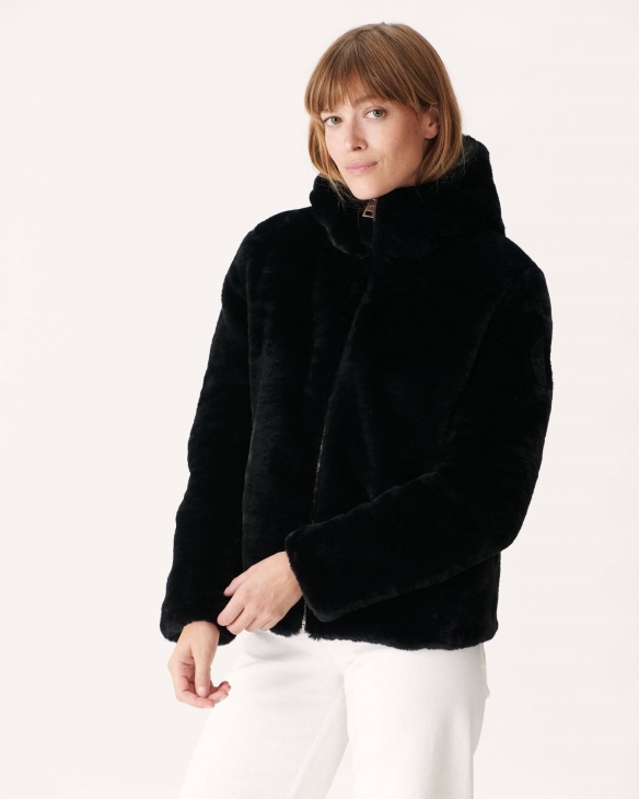 Extrem Kalte Wendbare Daunenjacke Noir Gala Jott