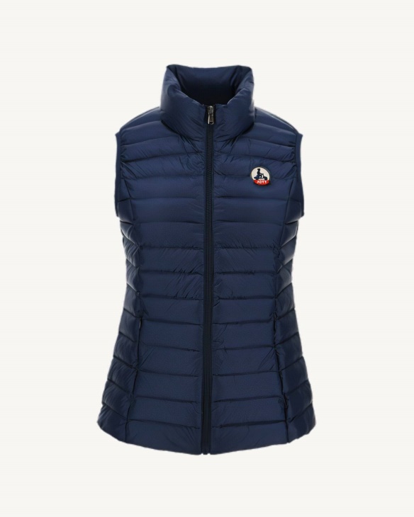 Jott Leichte ärmellose Daunenjacke Blue Abysse Seda