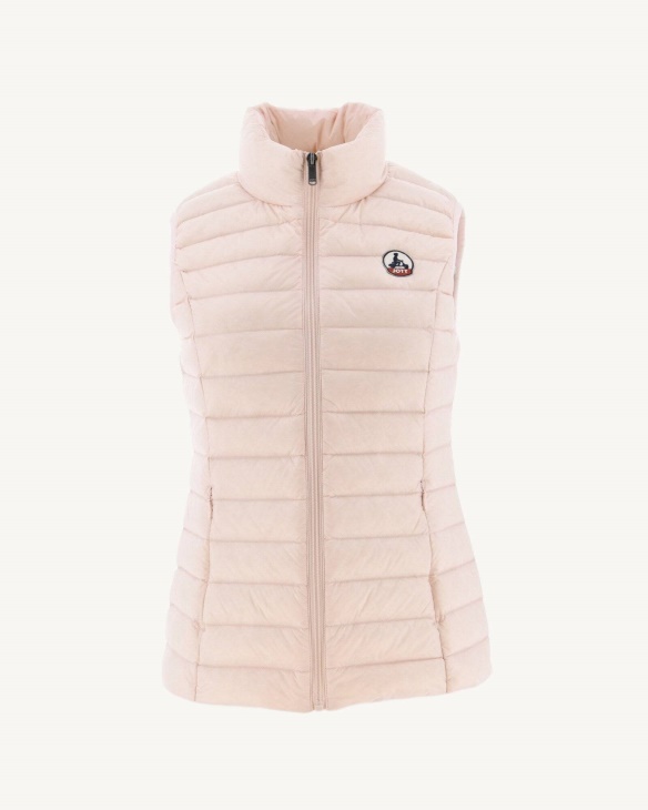 Jott Leichte ärmellose Daunenjacke Soft Pink Seda
