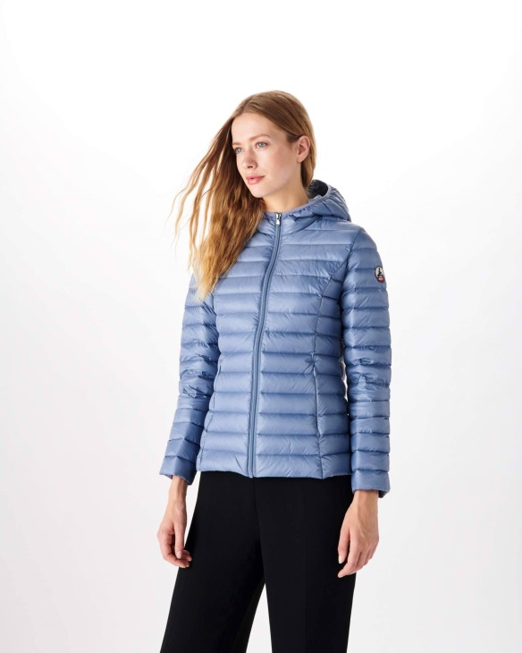 Leichte Daunenjacke Mit Kapuze Blau Delave Cloe Jott