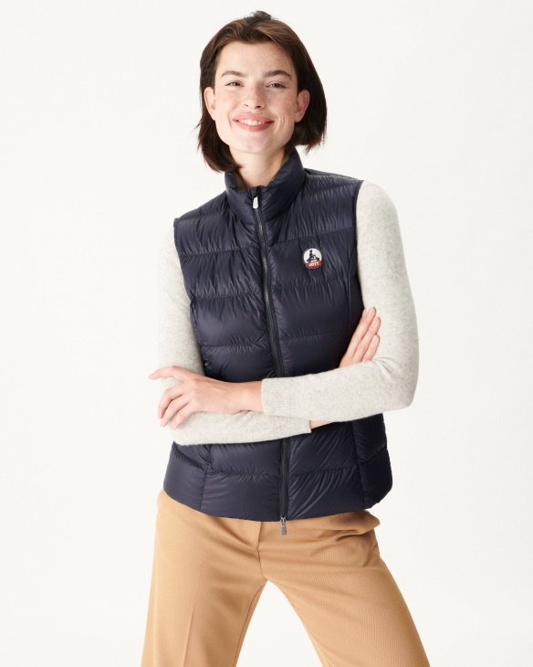 Extrem Kalte ärmellose Daunenjacke Marine Sab Jott