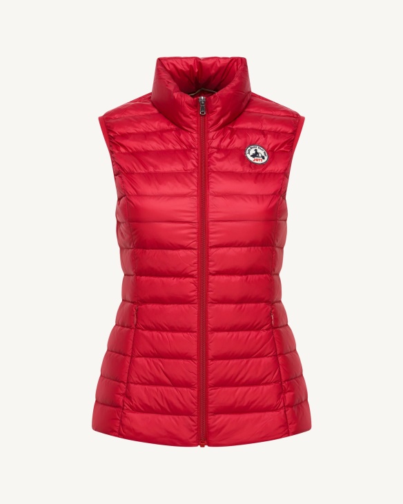 Leichte ärmellose Daunenjacke Rouge Seda Jott