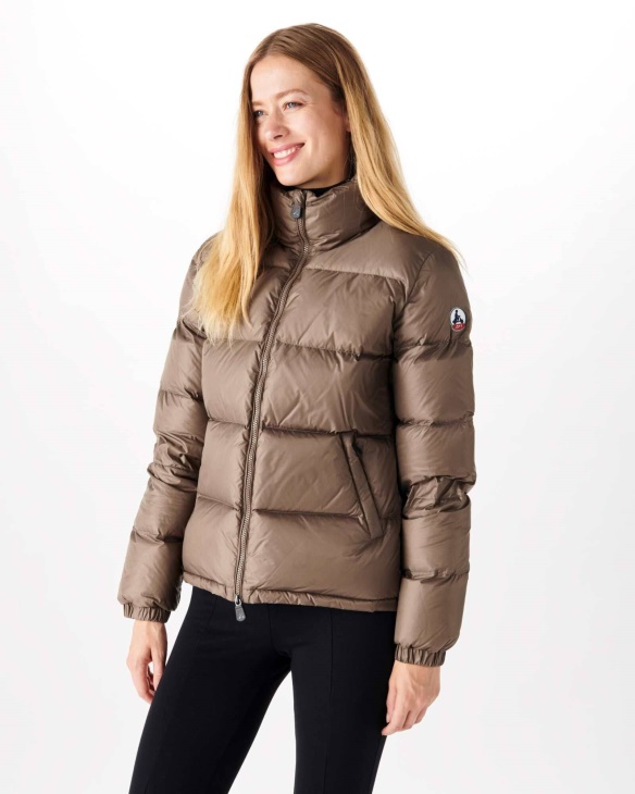 Jott Extreme Cold Daunensteppjacke Taupe Cardiff