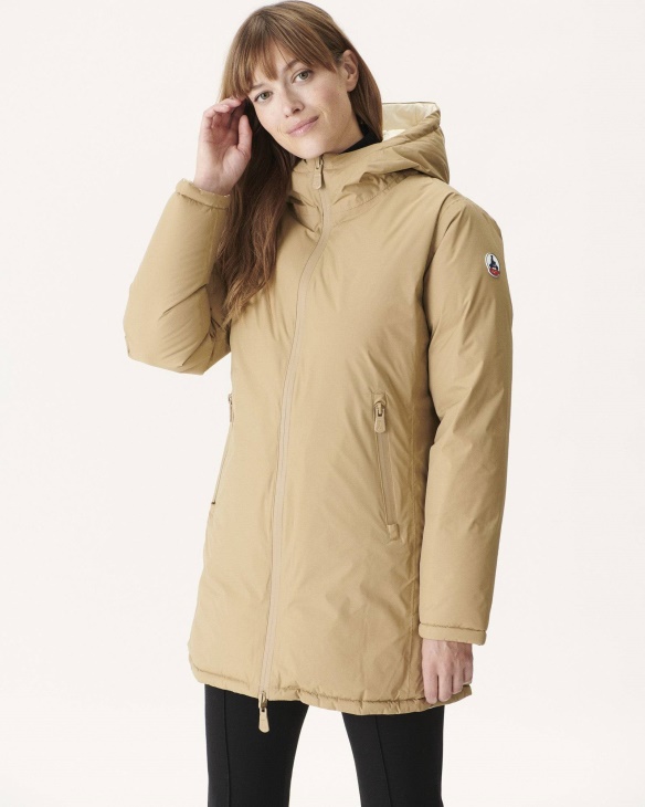Extrem Kalte Daunen-Wendejacke Beige/ecru Ottawa Jott