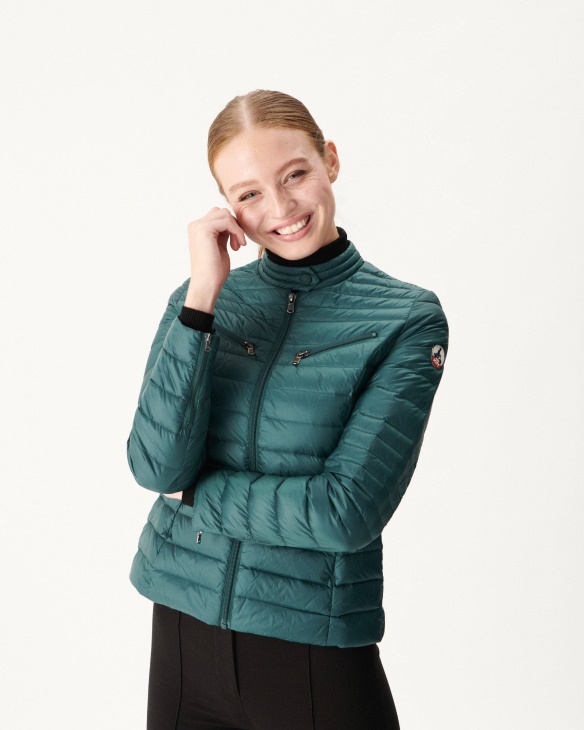Leichte Daunenjacke Vert Fonce Nina Jott