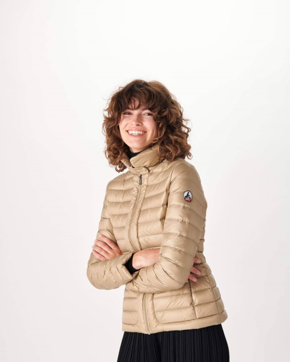Leichte Daunenjacke Beige Anna Jott