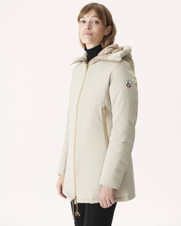 Jott Daunenjacke Mit Kapuze Beige Siberie