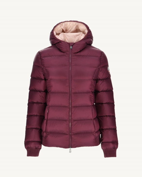 Jott Extreme Cold Daunenjacke Mit Kapuze Aubergine Celine