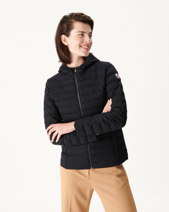 Jott Fashion Warm Marine Daunenjacke Mit Kapuze Cloe