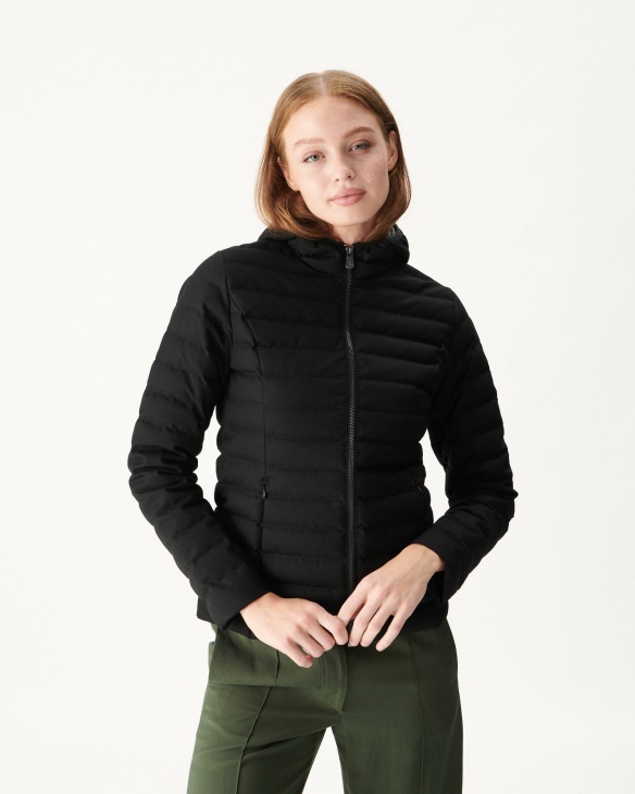 Warm Noir Daunenjacke Mit Kapuze Cloe Jott