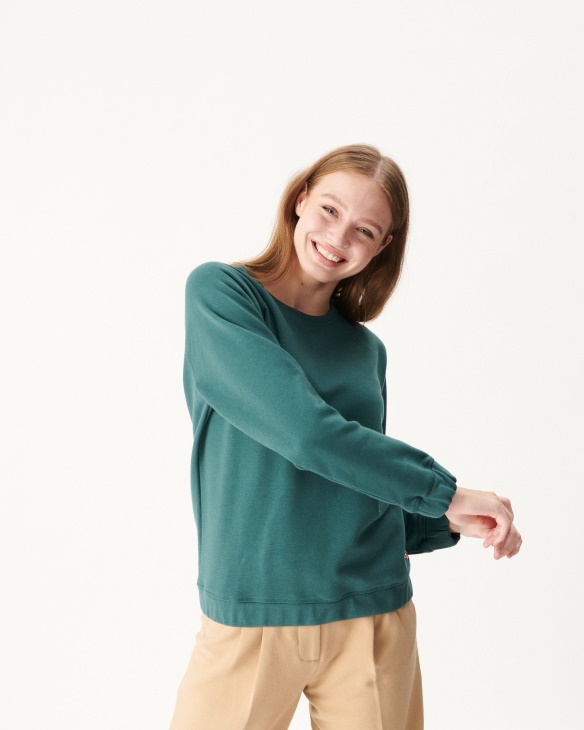 Jott Vert Fonce Sweatshirt Herrschaft