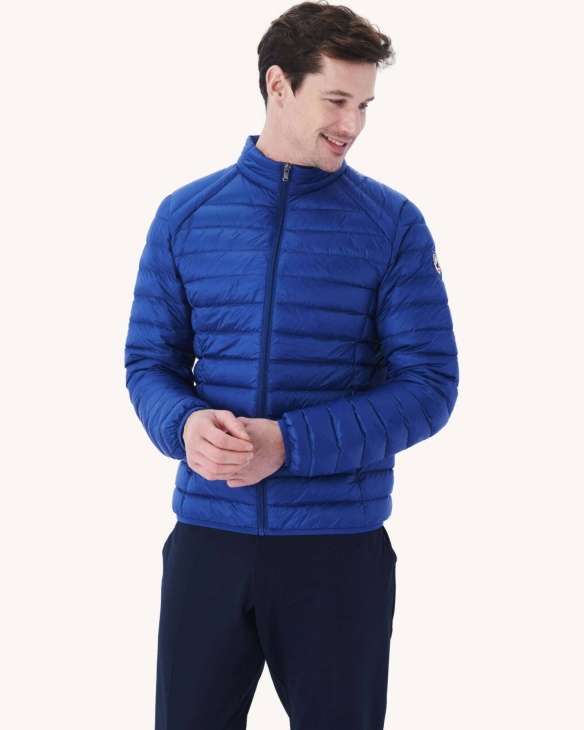 Dark Denim Leichte Daunenjacke Mat Jott