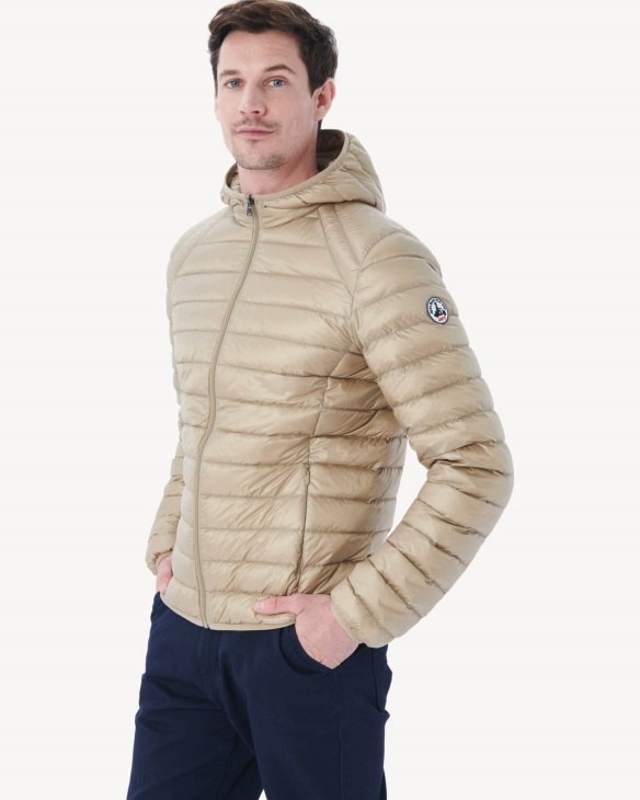 Beige Leichte Daunenjacke Nico Jott