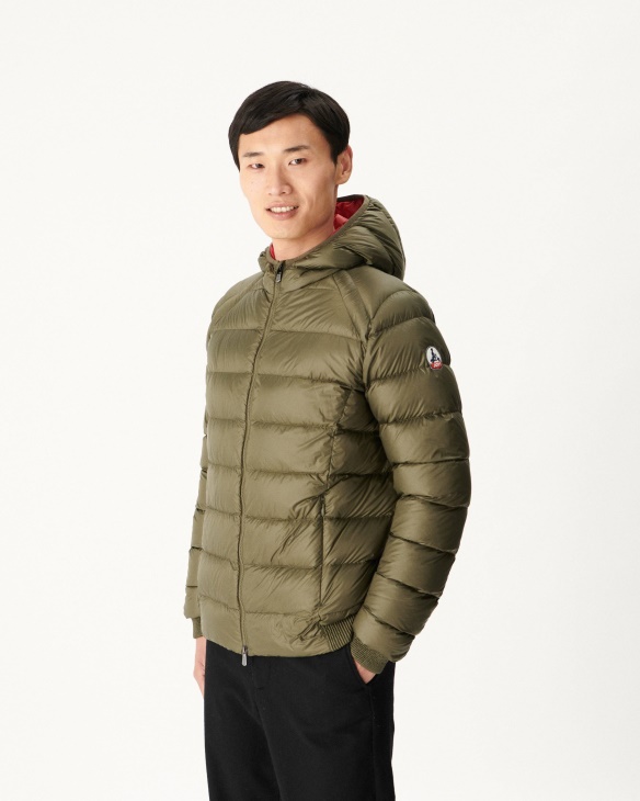 Army Daunenjacke Mit Kapuze Nat Jott