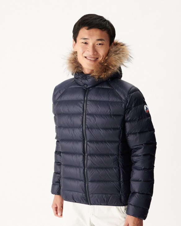 Jott Navy Warme Daunenjacke Prestige