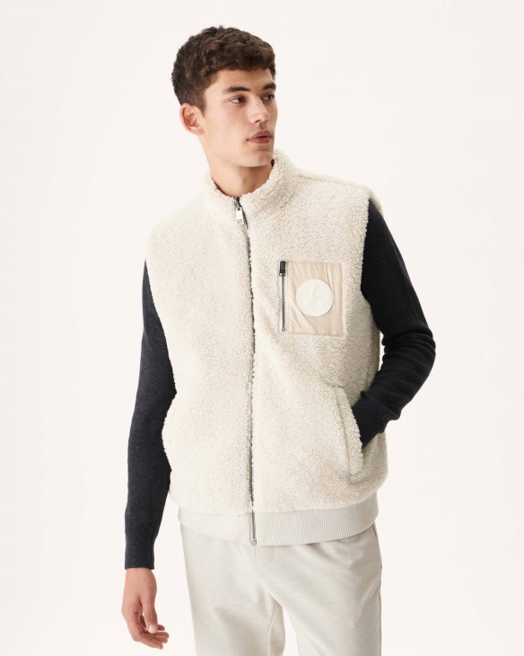 Natürliche, ärmellose Daunenjacke Zum Wenden Sami Jott