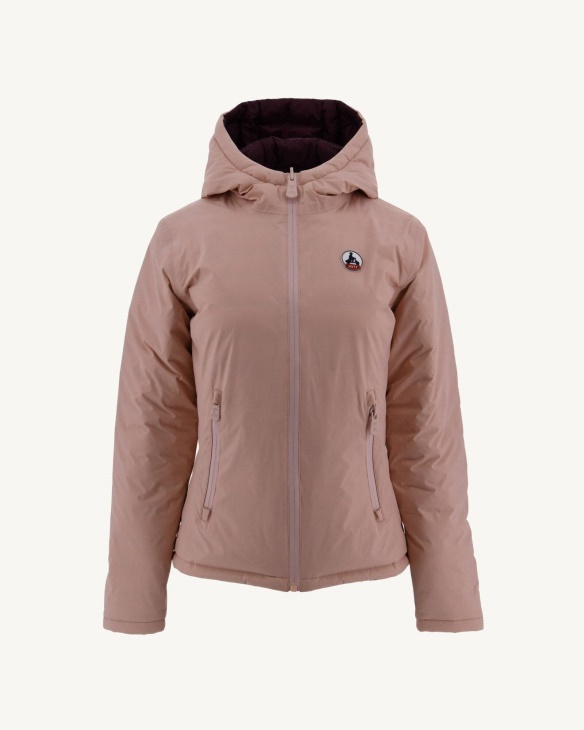 Jott Daunen-Wendejacke Hellrosa/aubergine Vienne
